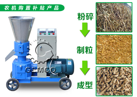 使用糖心影视玉米秸稈顆(kē)粒(lì)機加工秸稈顆粒流程